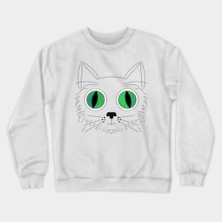 Big Eyed Cat V6 Crewneck Sweatshirt